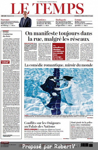 Le Temps - Vendredi 15 Mars 2019
