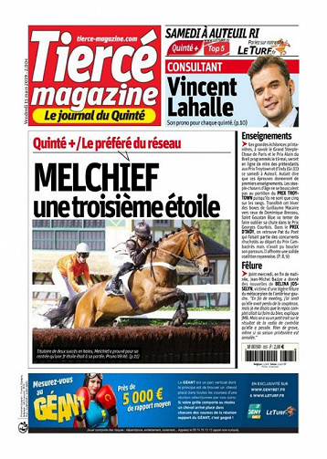 Tiercé Magazine - Vendredi 15 Mars 2019