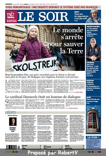 Le Soir - Vendredi 15 Mars 2019