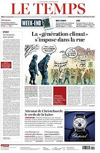 Le Temps - Samedi 16 et Dimanche 17 Mars 2019