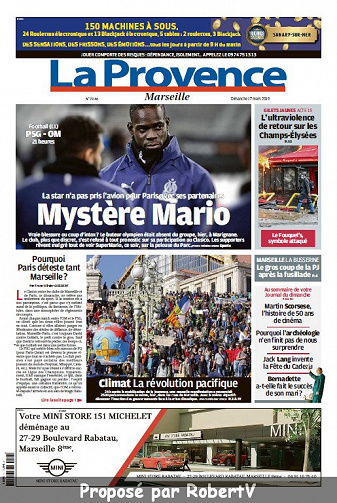La Provence Marseille - Dimanche 17 Mars 2019