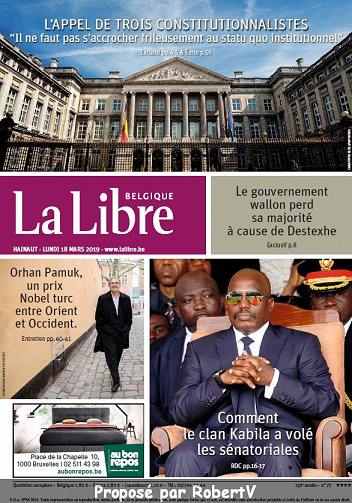 La Libre Belgique - Lundi 18 Mars 2019