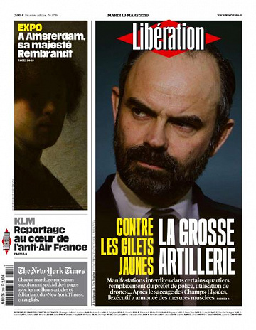 Liberation du Mardi 19 Mars 2019