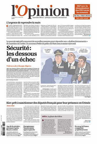 L’Opinion du Mardi 19 Mars 2019