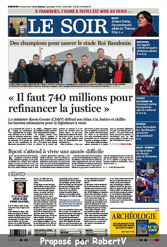 Le Soir - Mercredi 20 Mars 2019