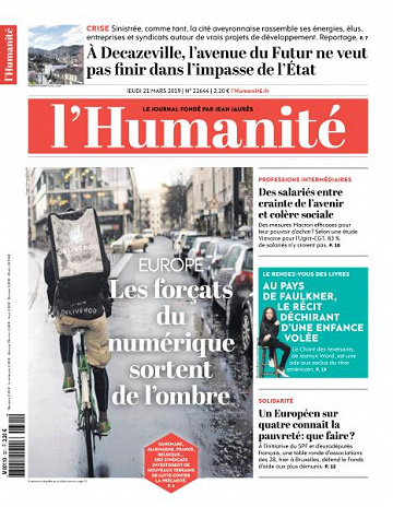 L’Humanite du Jeudi 21 Mars 2019