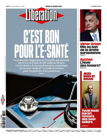 Liberation du Jeudi 21 Mars 2019