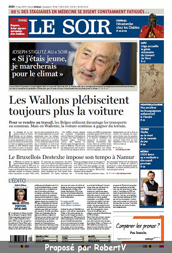 Le Soir - Jeudi 21 Mars 2019