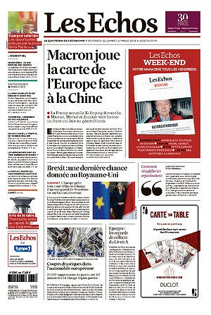 Les Echos du Vendredi 22 Mars 2019