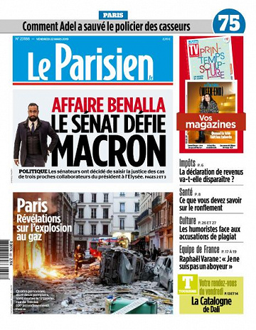 Le Parisien du Vendredi 22 Mars 2019
