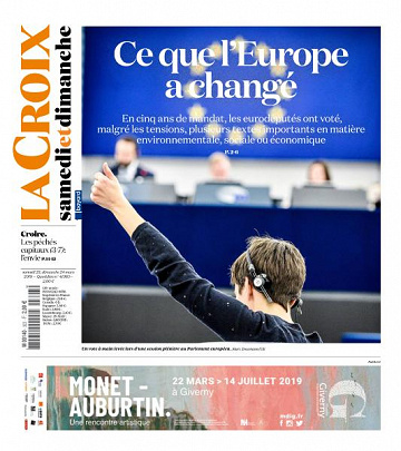 La Croix du Samedi 23 et Dimanche 24 Mars 2019