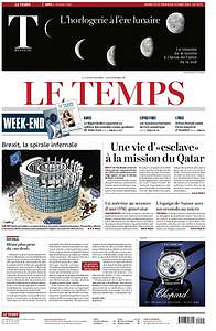 Le Temps - Samedi 23 et Dimanche 24 Mars 2019 (+édition du 22)
