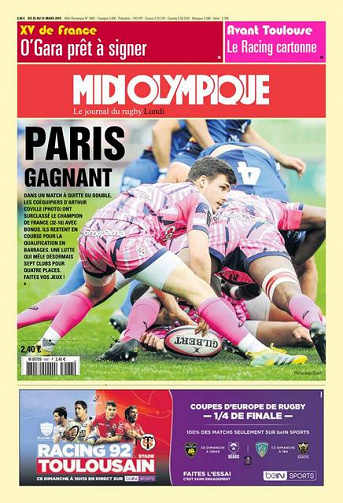 Midi Olympique Rouge - 25 Mars 2019