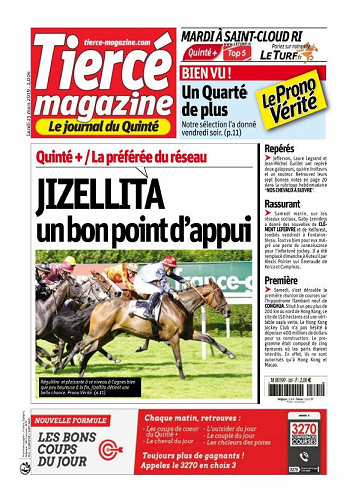 Tiercé Magazine - Lundi 25 Mars 2019