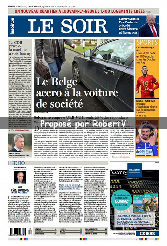 Le Soir - Lundi 25 Mars 2019
