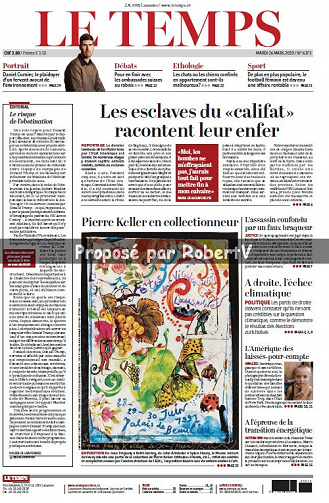 Le Temps - Mardi 26 Mars 2019