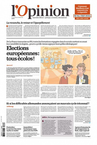 L’Opinion du Mardi 26 Mars 2019