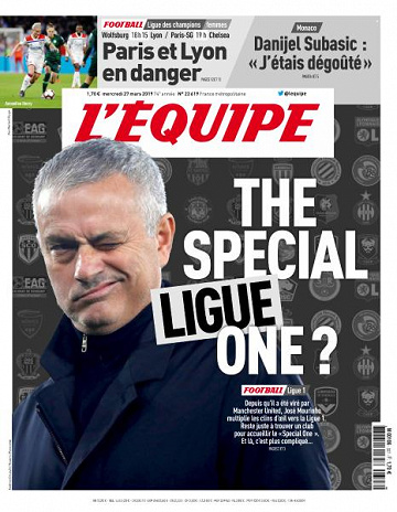 L’equipe du Mercredi 27 Mars 2019