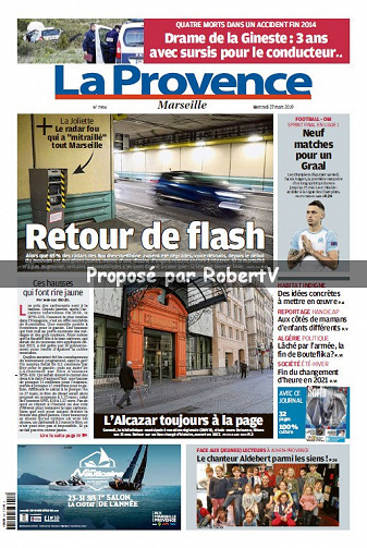 La Provence Marseille - Mercredi 27 Mars 2019