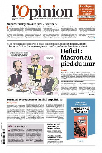 L’Opinion du Mercredi 27 Mars 2019