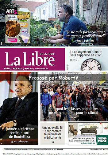 La Libre Belgique - Mercredi 27 Mars 2019