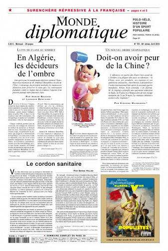 Le Monde Diplomatique - Avril 2019