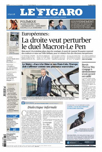 Le Figaro du Jeudi 28 Mars 2019
