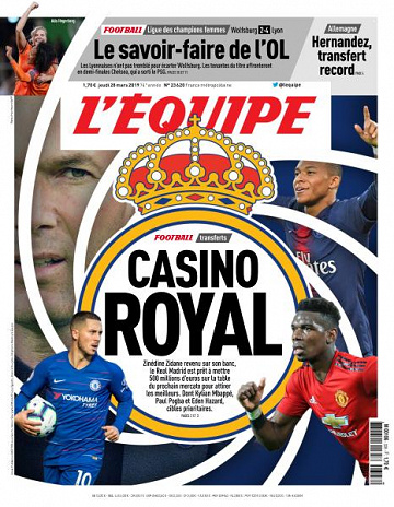 L’equipe du Jeudi 28 Mars 2019