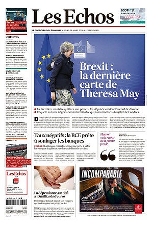 Les Echos du Jeudi 28 Mars 2019
