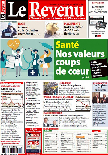 Le Revenu N°1525 - 29 Mars au 4 Avril 2019