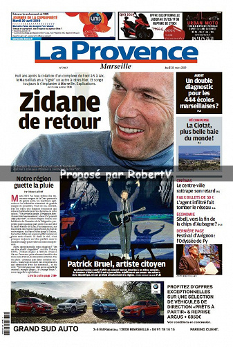 La Provence Marseille - Jeudi 28 Mars 2019