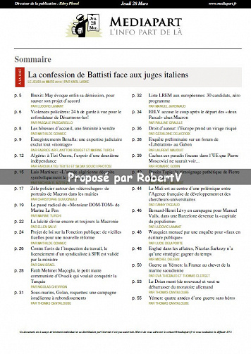 Mediapart - Jeudi 28 Mars 2019