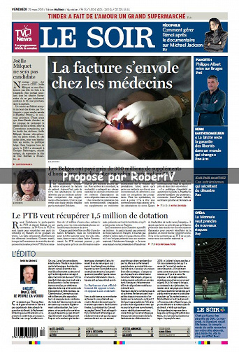 Le Soir - Vendredi 29 Mars 2019