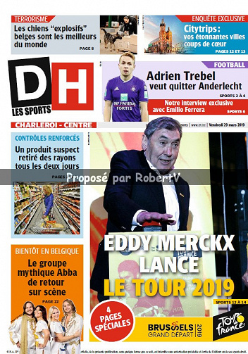 La Dernière Heure (2 éditions) - Vendredi 29 Mars 2019