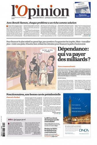 L’Opinion du Vendredi 29 et Samedi 30 Mars 2019