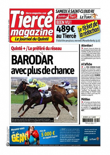 Tiercé Magazine - Vendredi 29 Mars 2019