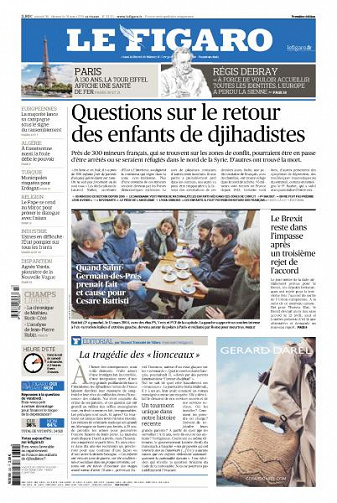 Le Figaro du Samedi 30 et Dimanche 31 Mars 2019