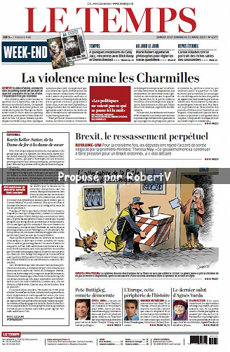 Le Temps - Samedi 30 et Dimanche 31 Mars 2019