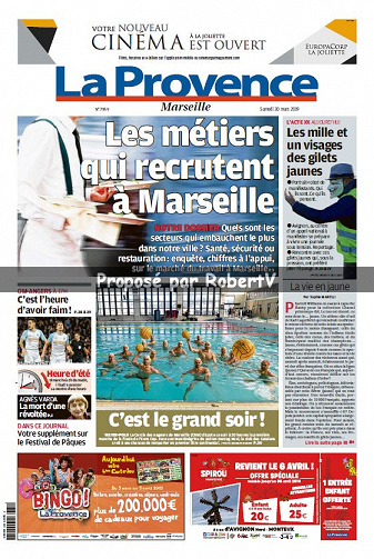 La Provence Marseille - Samedi 30 Mars 2019