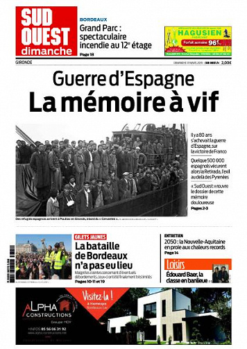Sud Ouest Dimanche - 31 Mars 2019