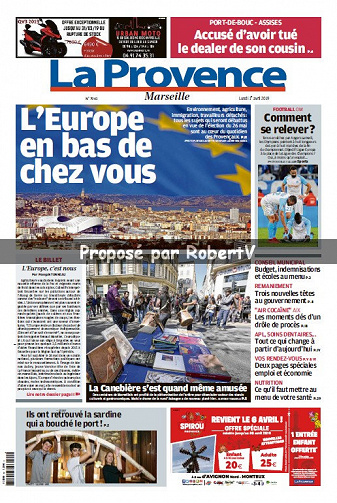 La Provence Marseille - Lundi 1er Avril 2019