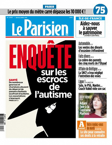 Le Parisien du Mardi 2 Avril 2019