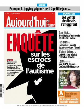 Aujourd’hui en France du Mardi 2 Avril 2019