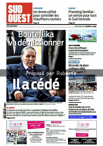 Sud Ouest Sud-Gironde - Mardi 2 Avril 2019