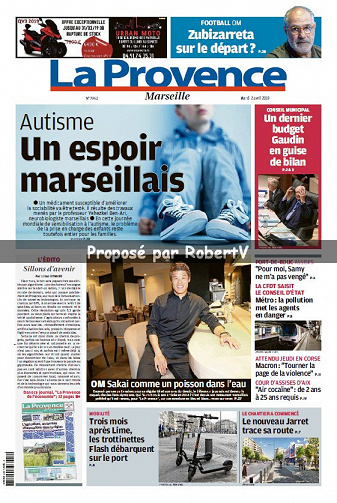 La Provence Marseille - Mardi 2 Avril 2019