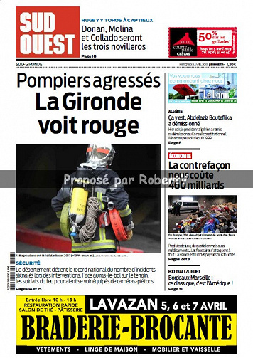 Sud Ouest Sud-Gironde - Mercredi 3 Avril 2019