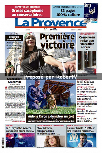 La Provence Marseille - Mercredi 3 Avril 2019