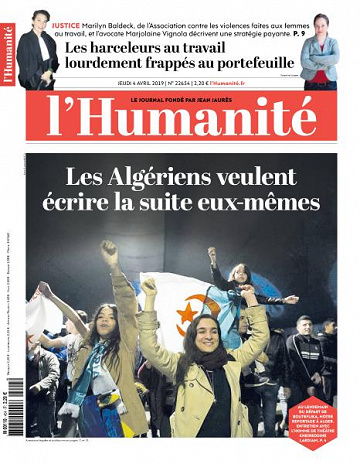 L’Humanite du Jeudi 4 Avril 2019