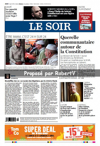 Le Soir - Jeudi 4 Avril 2019