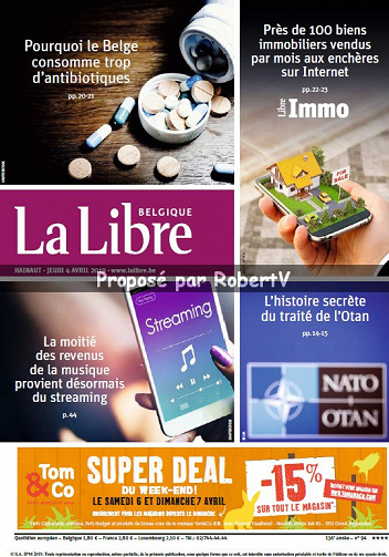 La Libre Belgique - Jeudi 4 Avril 2019